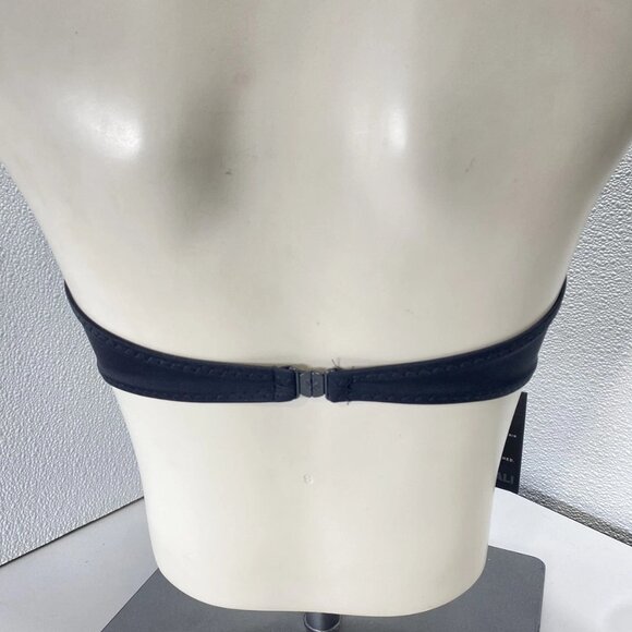 NEW NORMA KAMALI Women's Sunglass Bikini Bra Top Size S Black - Picture 6 of 9